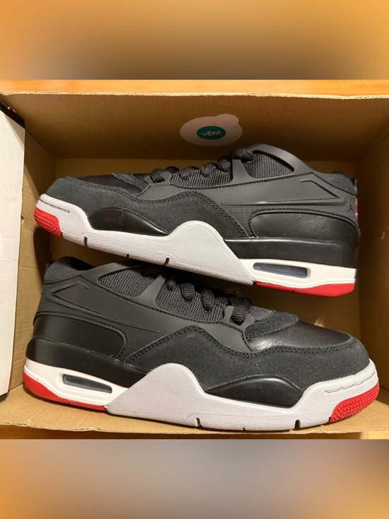Jordan Other - Nike Air Jordan 4 RM, Black/Varsity Red/Wolf Grey, Size 6 Youth / 7.5 Women, New